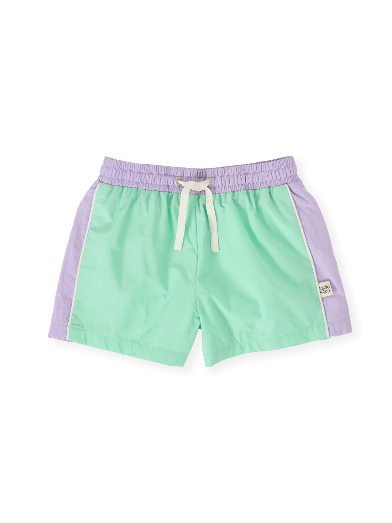GOLDIE & ACE RETRO SPORTY SHORTS PEAPOD/LILAC