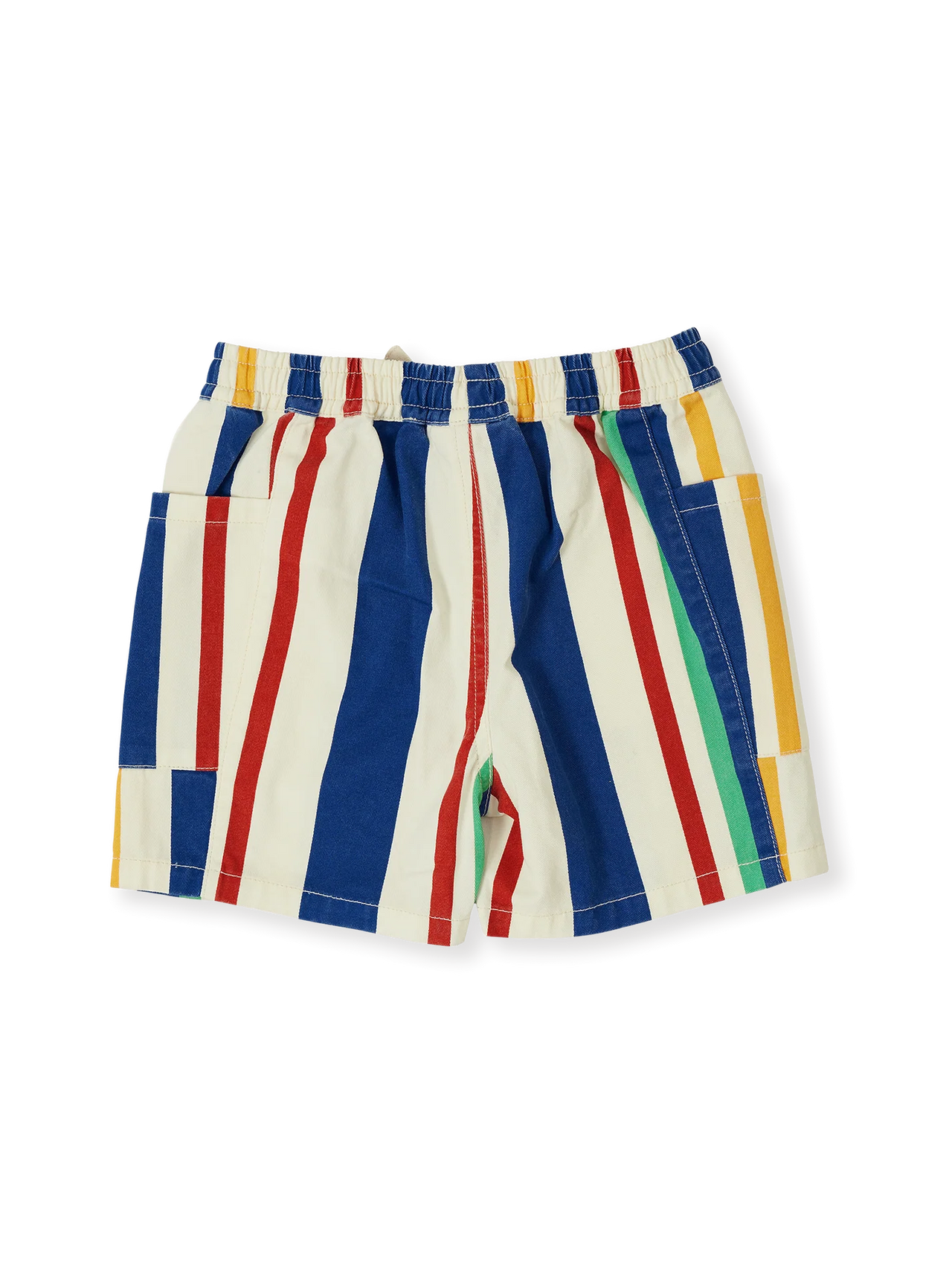GOLDIE & ACE 90'S BOLD STRIPE NOAH DENIM POCKET SHORTS