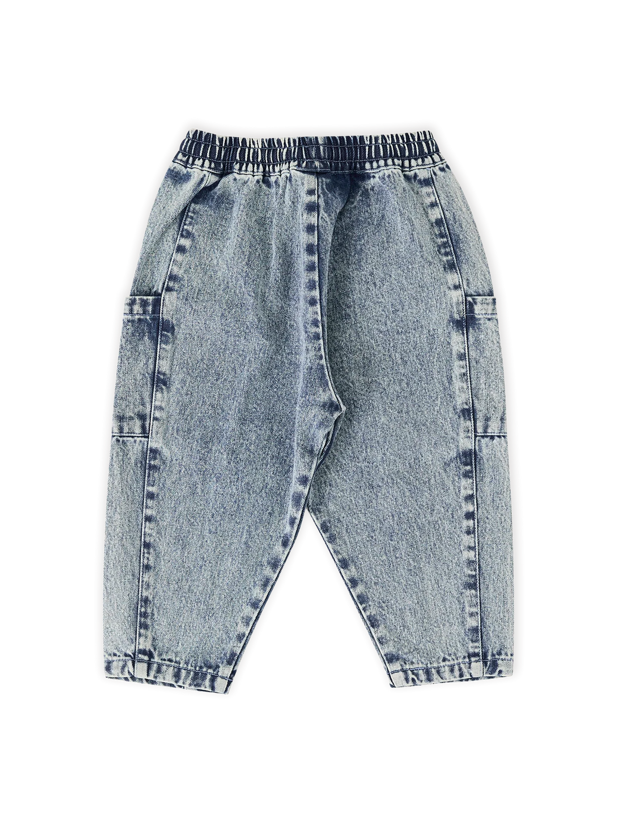 GOLDIE & ACE KIT DENIM POCKET PANT LIGHT DENIM