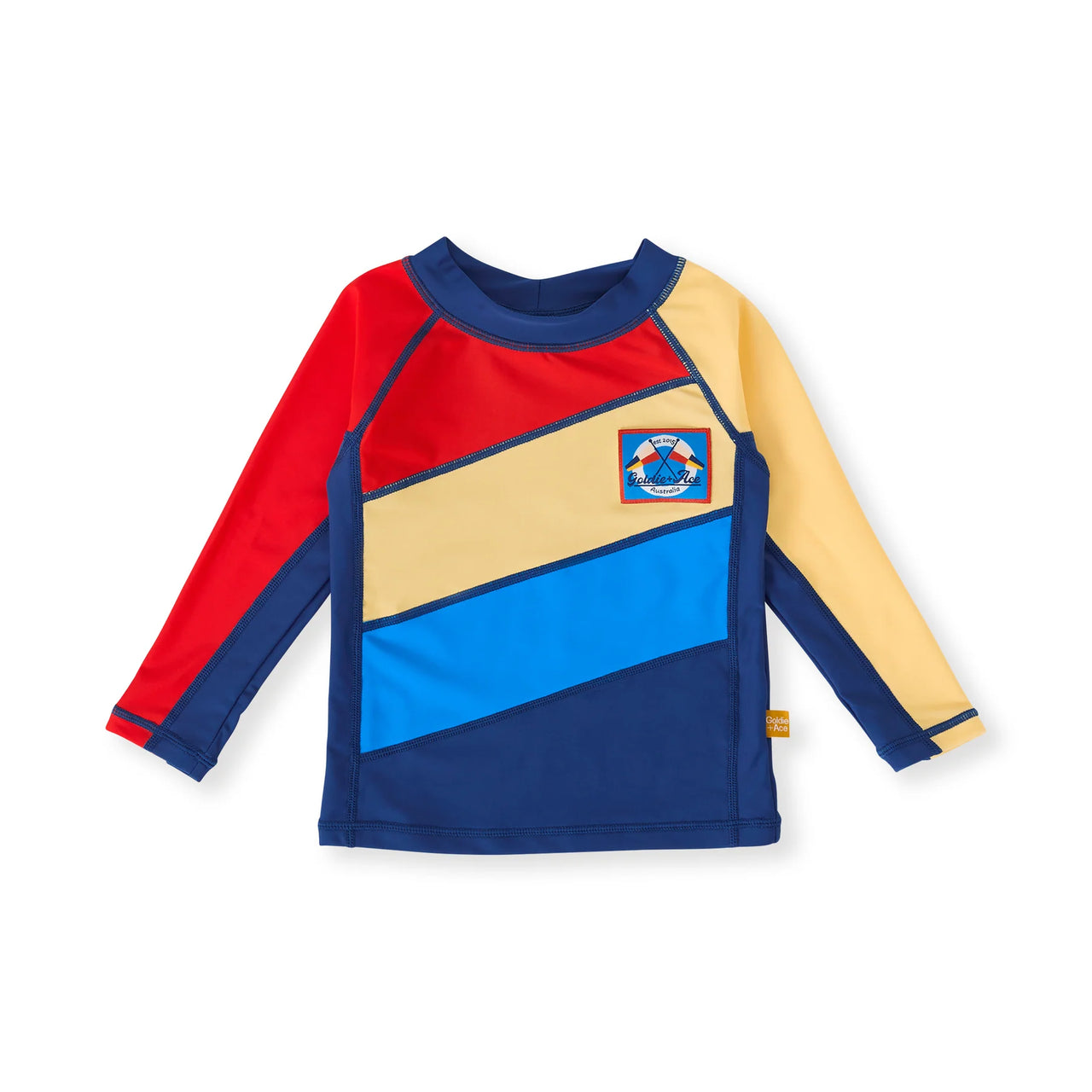 GOLDIE & ACE NAUTICAL FLAG RASHGUARD