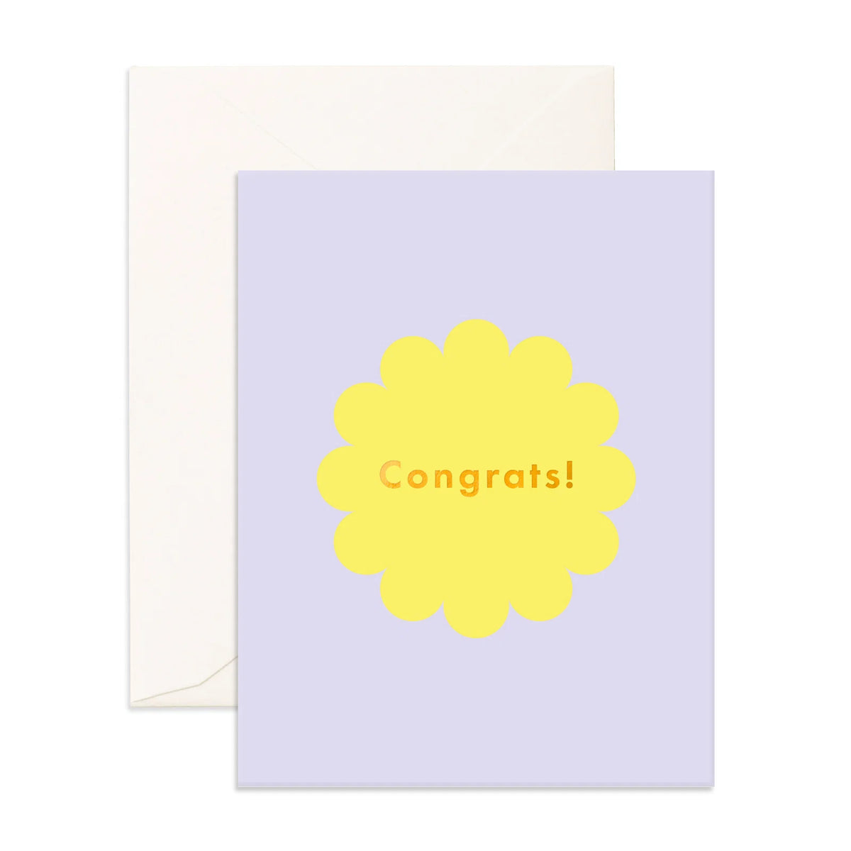 CONGRATS PETAL GREETING CARD