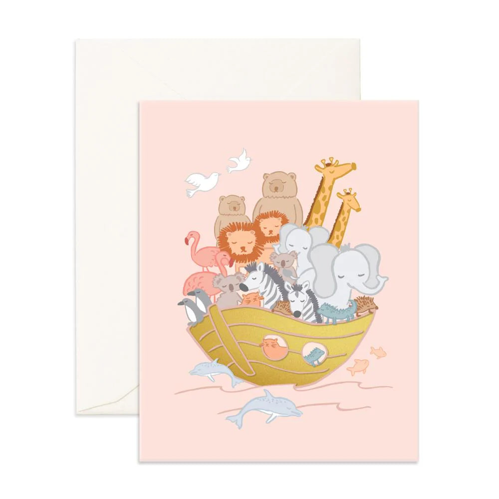 NOAH'S ARK GREETING CARD