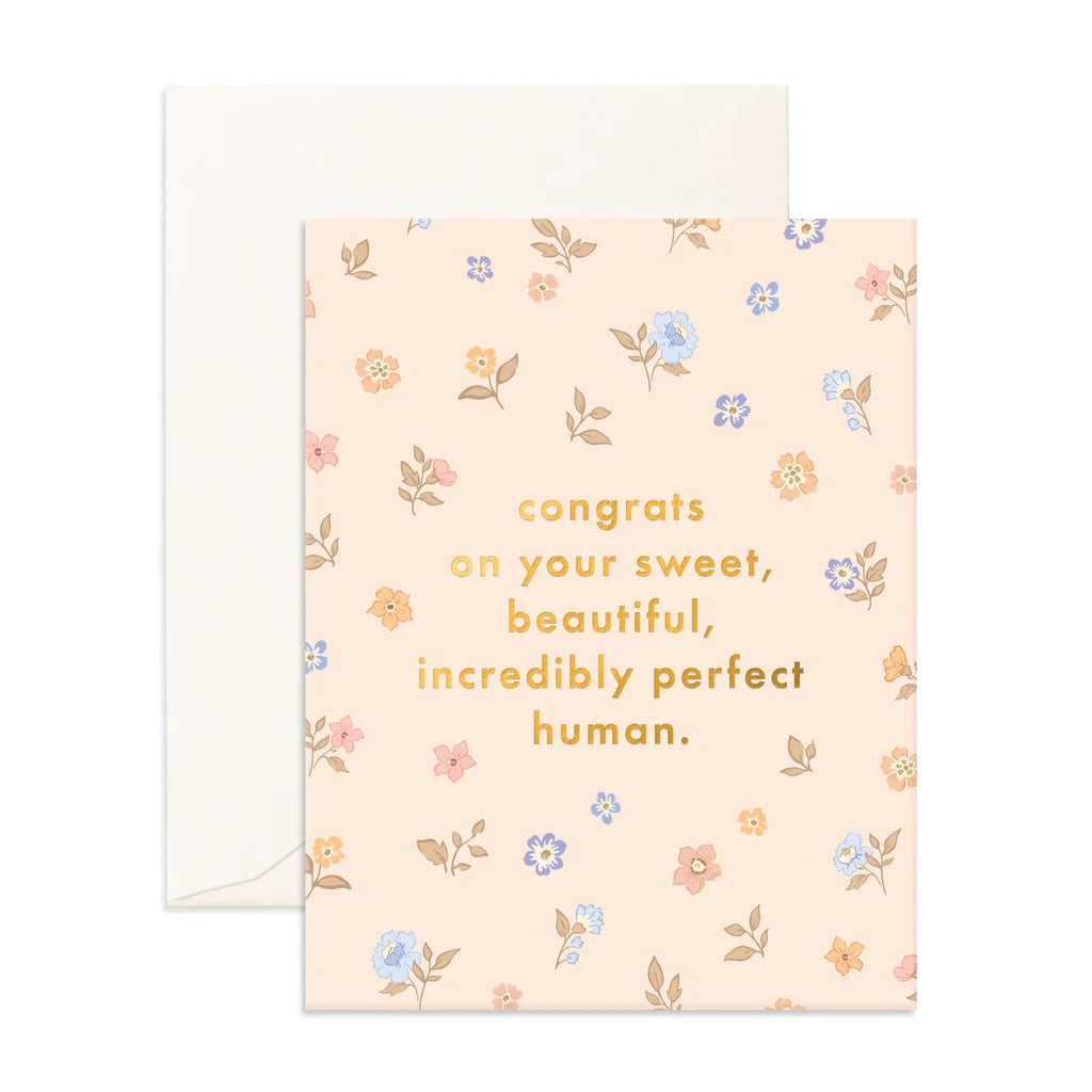CONGRATS SWEET HUMAN GREETING CARD