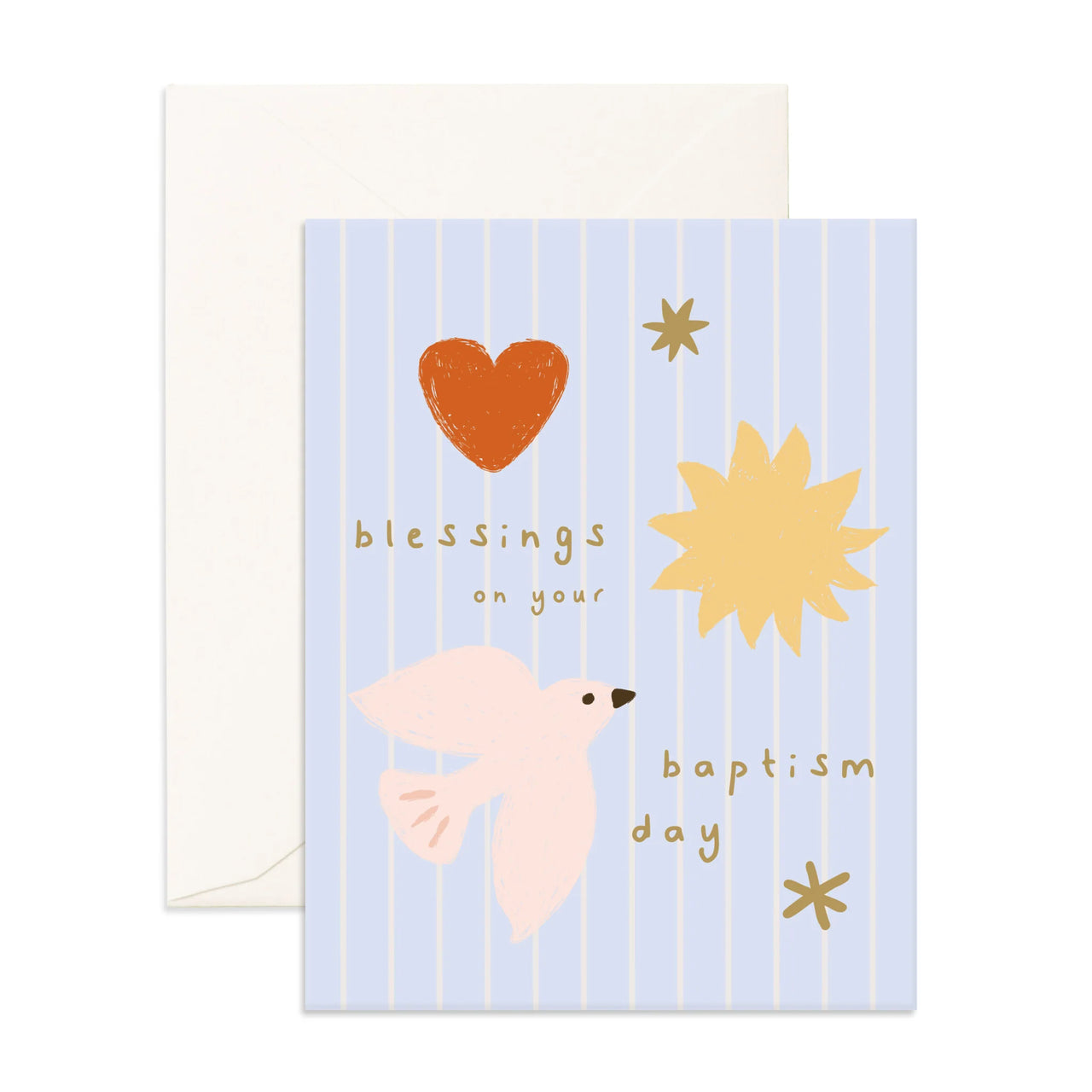 BLESSINGS BAPTISM GREETING CARD