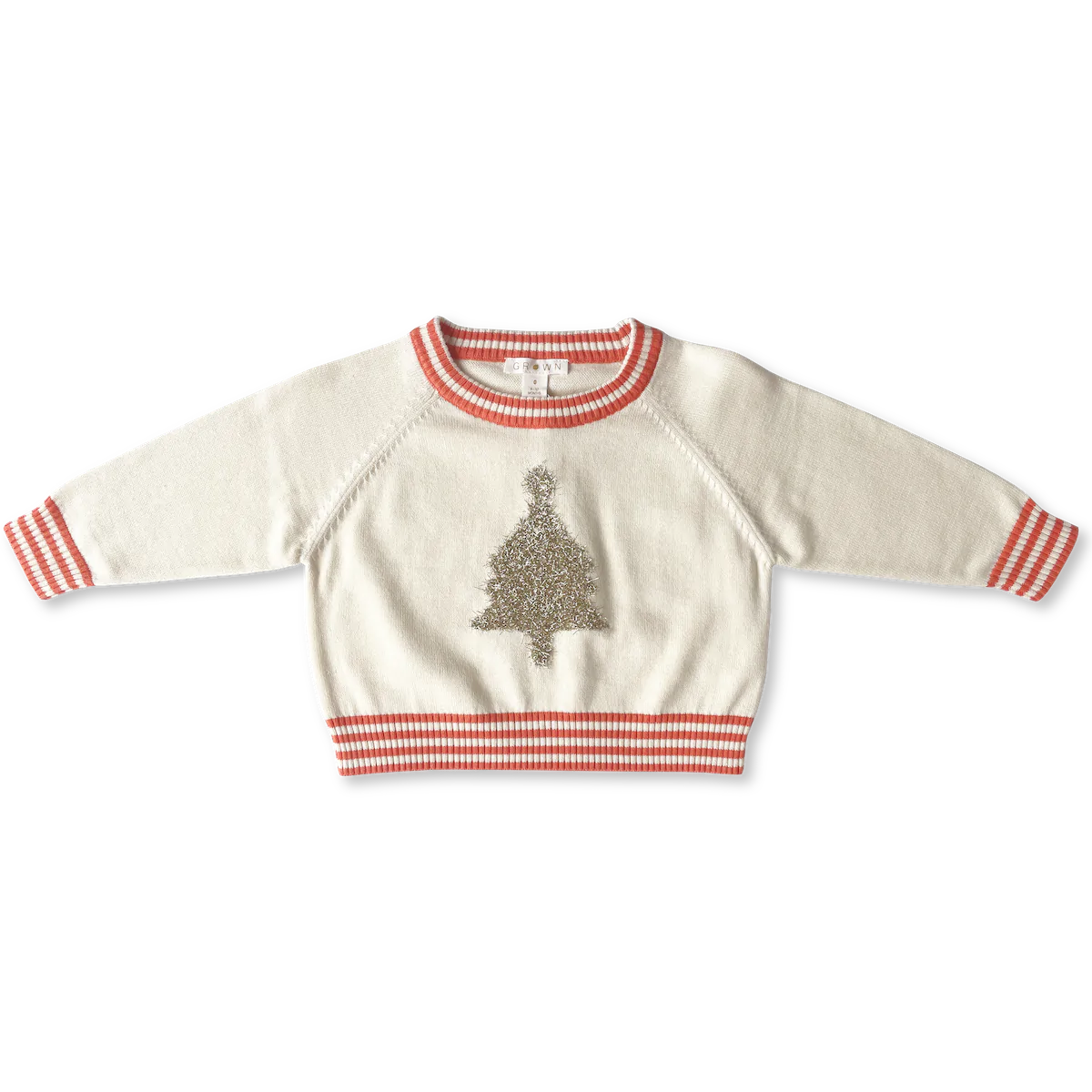 GROWN TINSEL CHRISTMAS JUMPER MILK Chocolate Freckles