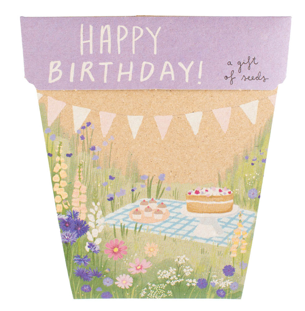 SOW 'N SOW HAPPY BIRTHDAY PICNIC GIFT SEEDS