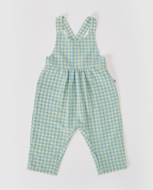 GOLDIE & ACE JAMIE OVERALLS BLUE/YELLOW