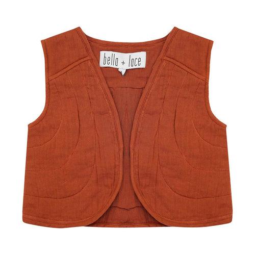 BELLA & LACE GAGA VEST - CACAO