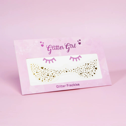 GLITTER GIRL FRECKLES HEARTS
