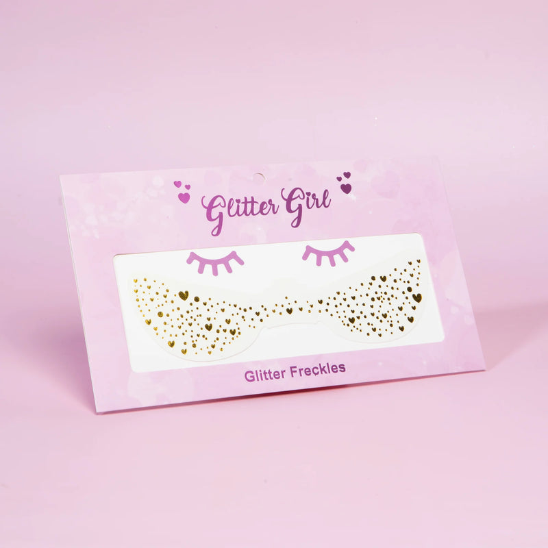 GLITTER GIRL FRECKLES HEARTS
