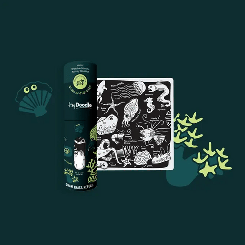 HEY DOODLE - GLOW IN THE DEEP MINI DOODLE MAT