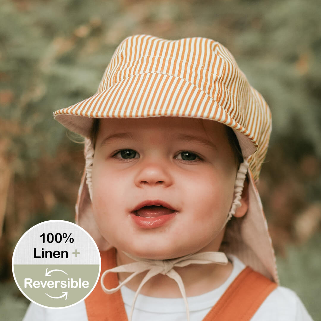 BEDHEAD LOUNGER REVERSIBLE FLAP SUNHAT - FRANKIE