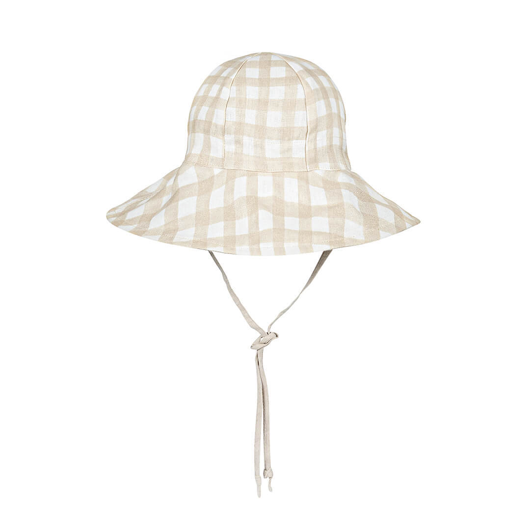 BEDHEAD WANDERER REVERSIBLE PANELLED BUCKET HAT- FLYNN/FLAX
