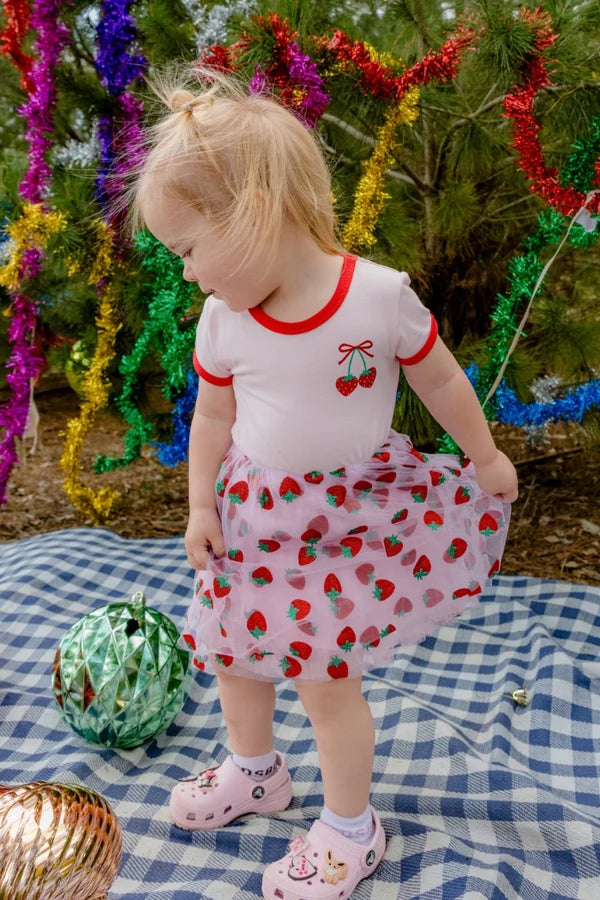 MILKY BERRY TUTU DRESS