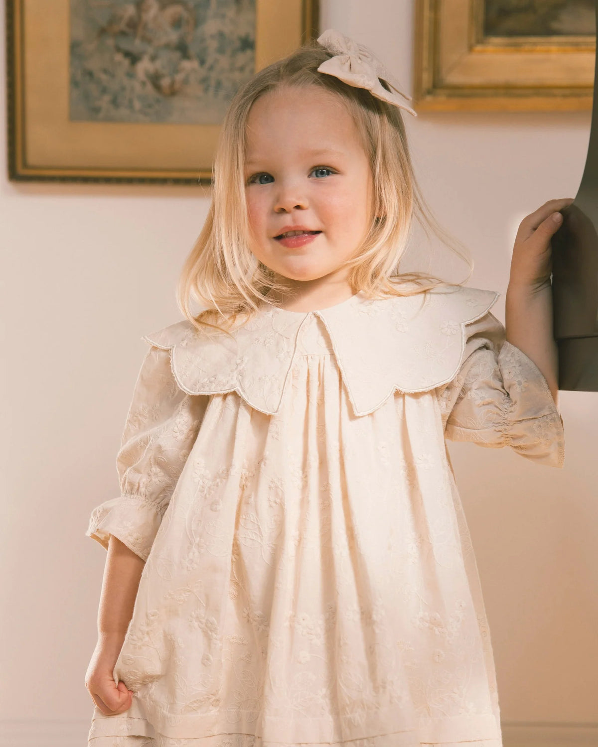 NORA LEE MABEL DRESS - NATURAL