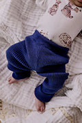 CONFETTI KIDZ RIBBED KNIT LEGGINGS - NAVY