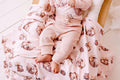 CONFETTI KIDZ FRILLY SLOUCH PANTS - ROSE