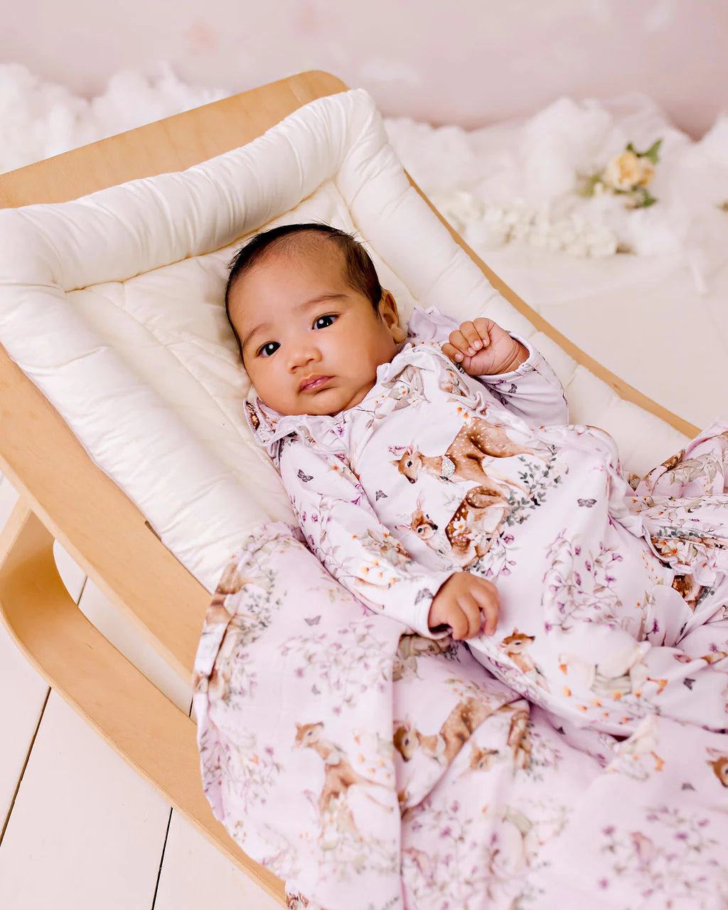 CONFETTI KIDZ BAMBOO ZIPSUIT - ENCHANTED GARDENS