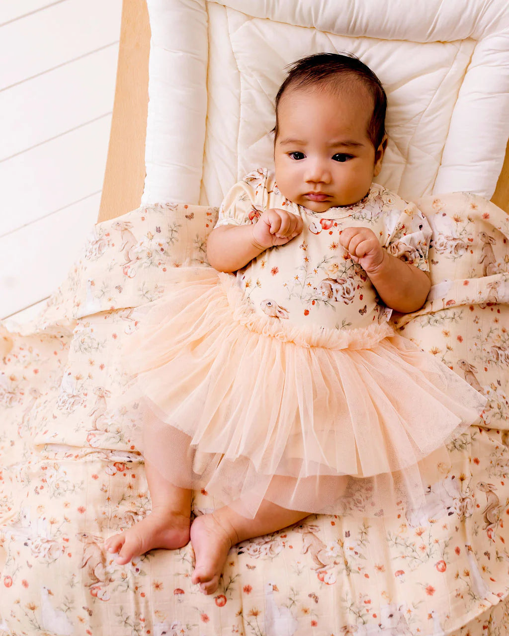 CONFETTI KIDZ ONESIE TUTU DRESS - IN THE MEADOW
