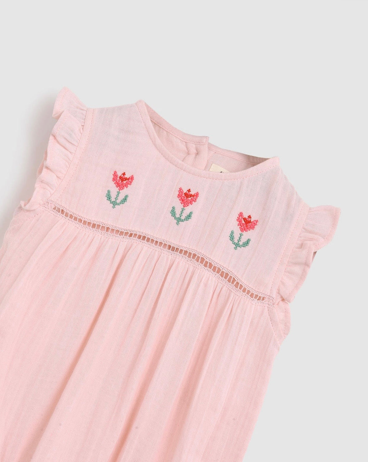 ALEX & ANT FLEE PLAYSUIT PINK