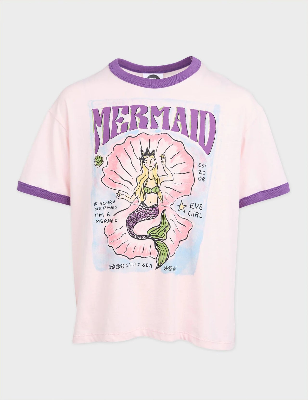 EVE GIRL MERMAID RINGER TEE