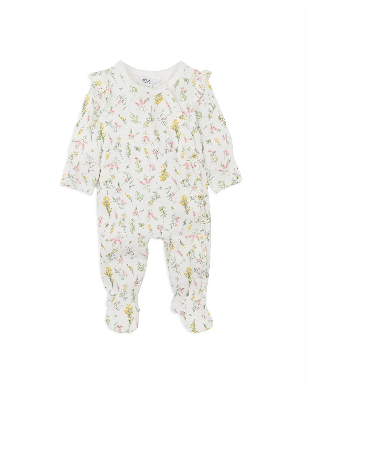 BEBE CHARLIE WATTLE ZIP ONESIE
