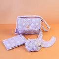TINY HARLOW CONVERTIBLE DOLL'S NAPPY BAG SET LILAC