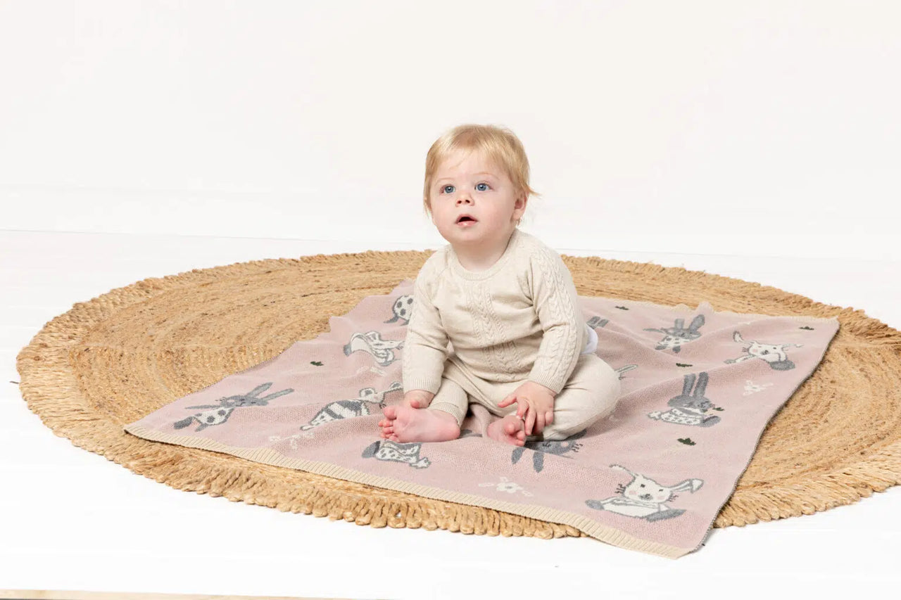 INDUS DESIGN BELLA BUNNY BABY BLANKET