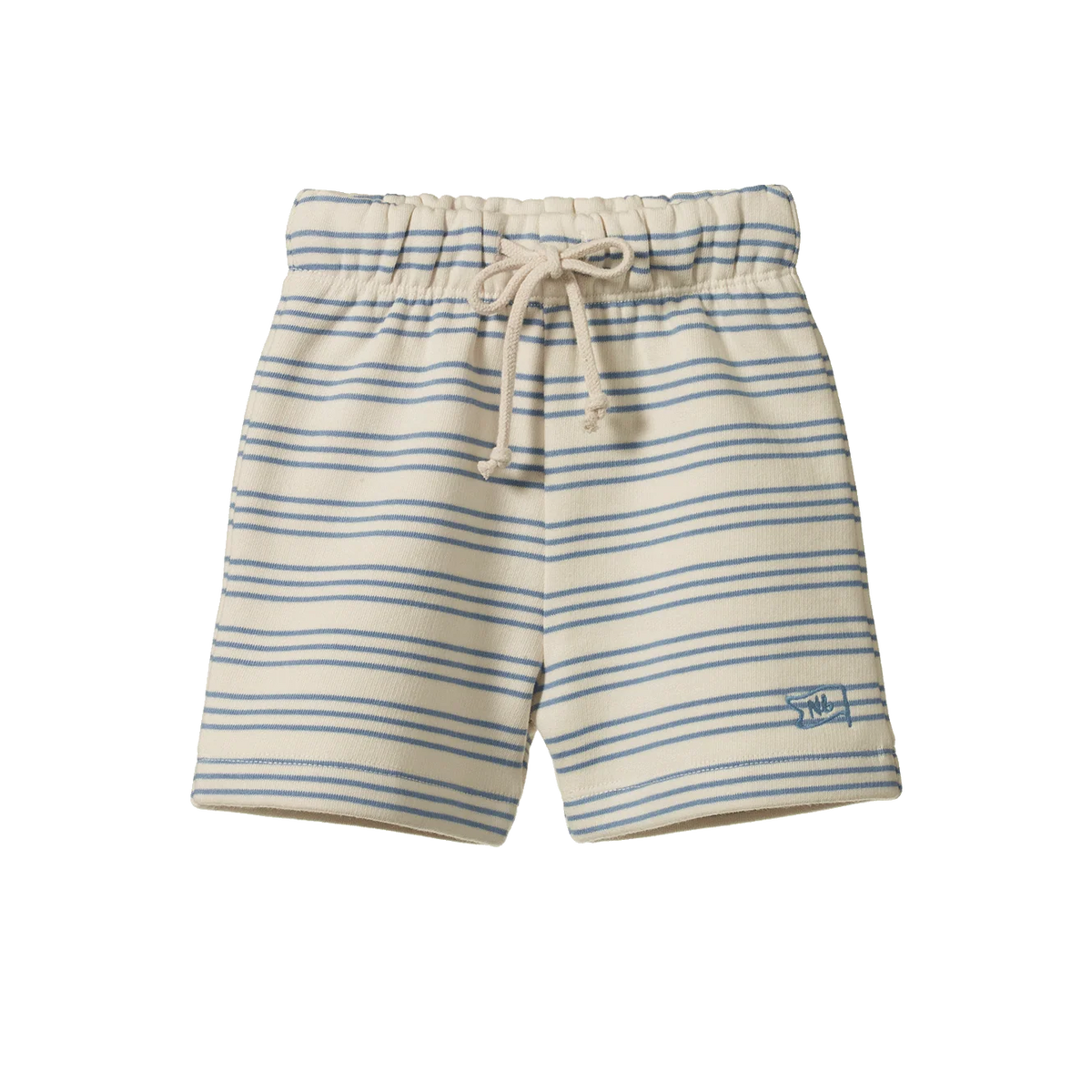 NATURE BABY JIMMY SHORTS SWEATSHIRTING STRIPE TRIO