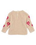 FOX & FINCH HEARTS JUMPER
