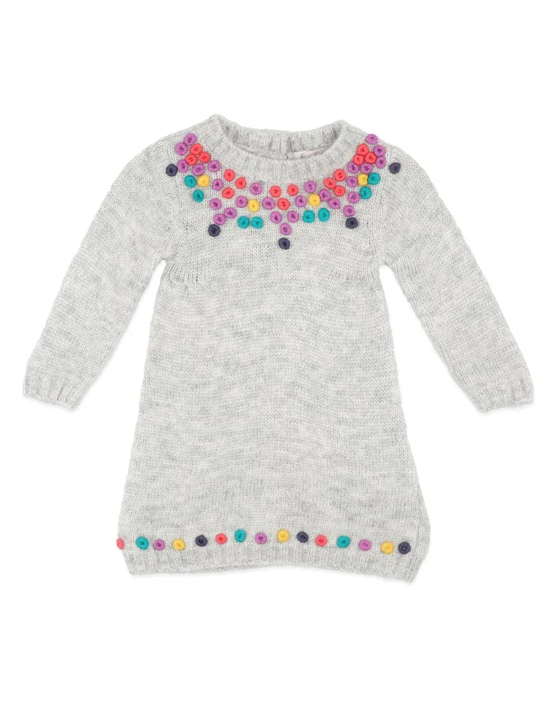 FOX & FINCH WINTER VACAY KNITTED DRESS (3-5)