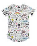 RADICOOL DOODLE SKATER TEE DRESS