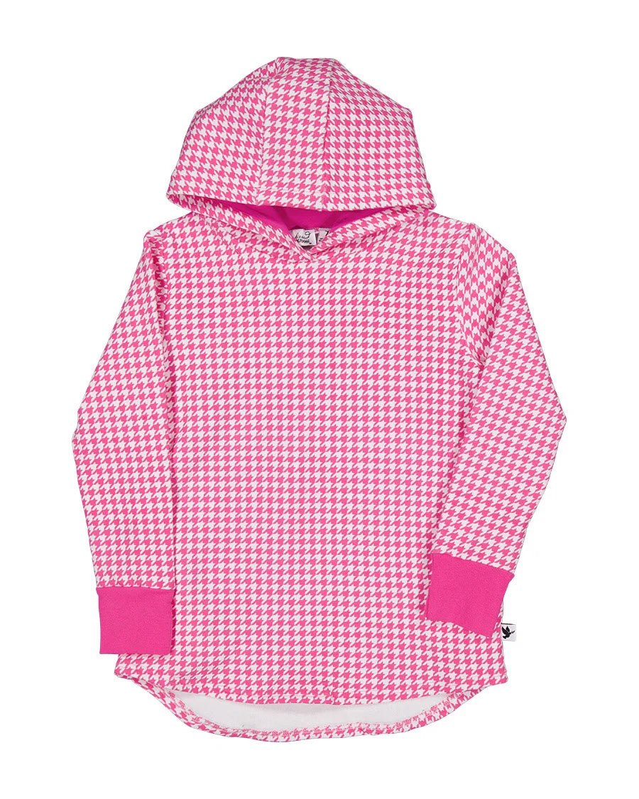 KISSED BY RADICOOL HOUNDSTOOTH HOOD