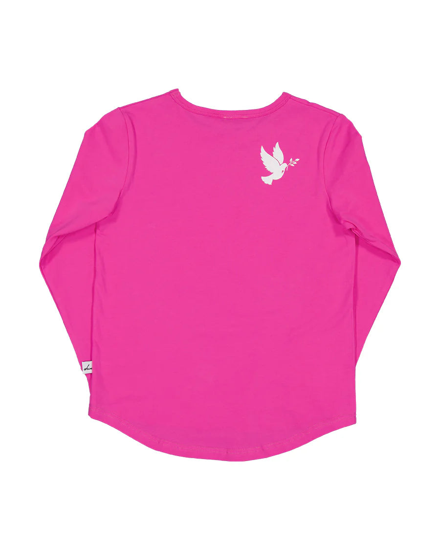 KISSED BY RADICOOL OMG LONG SLEEVE TEE