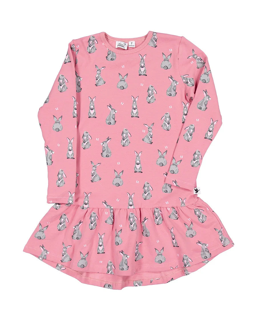 KISSED BY RADICOOL BUNNIES FRILL DRESS