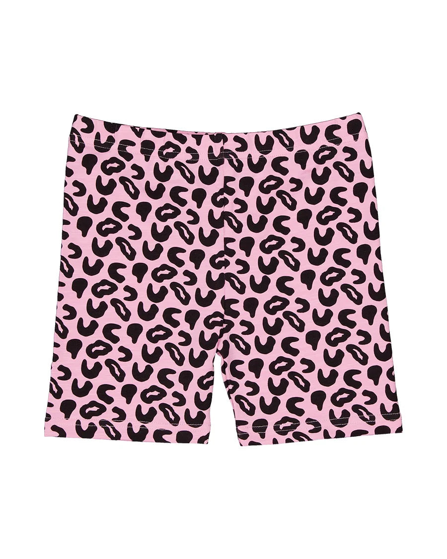 KISSED BY RADICOOL BIKE SHORT IN LEOPARD