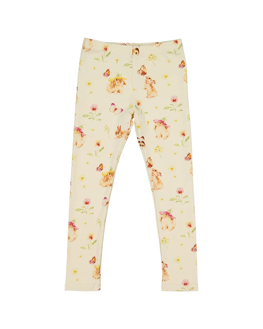KISSED BY RADICOOL BUNNIES & BUTTERFLIES LEGGING
