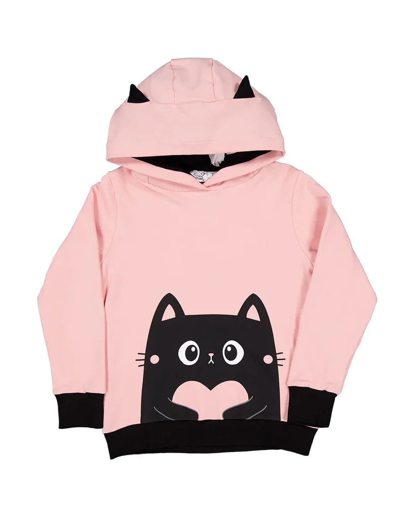 KISSED BY RADICOOL LOVE CAT HOOD