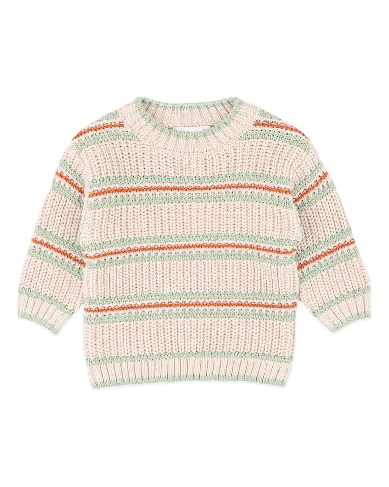 FOX & FINCH WILD SIDE STRIPE KNITTED JUMPER