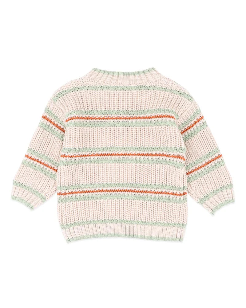 FOX & FINCH WILD SIDE STRIPE KNITTED JUMPER