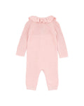 BEBE MOLLY DUSKY PINK COLLARED  ROMPER