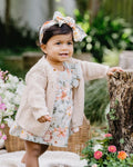 BEBE CREAM MARLE CARDIGAN