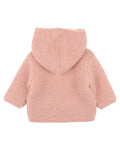 BEBE ROSE KNITTED HOODED CARDIGAN