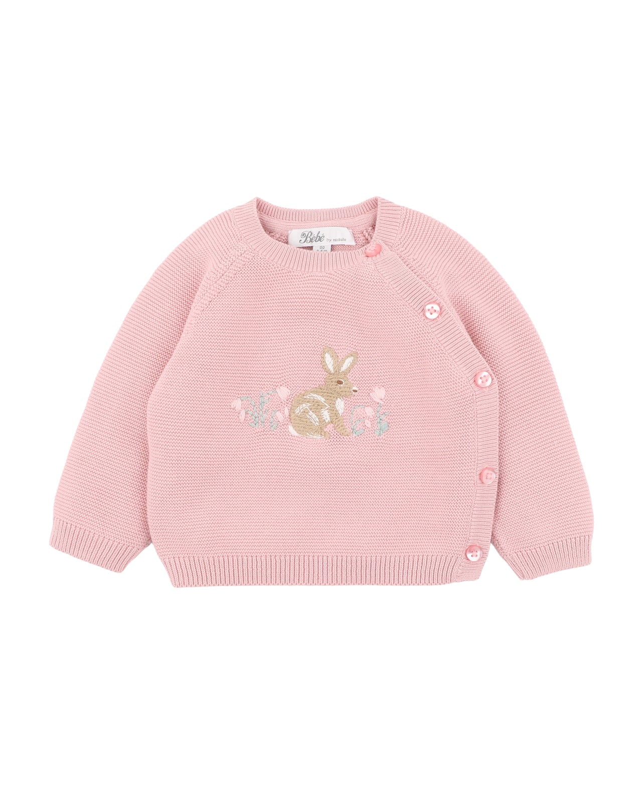 BEBE FERN BUNNY ORGANIC KNITTED JUMPER
