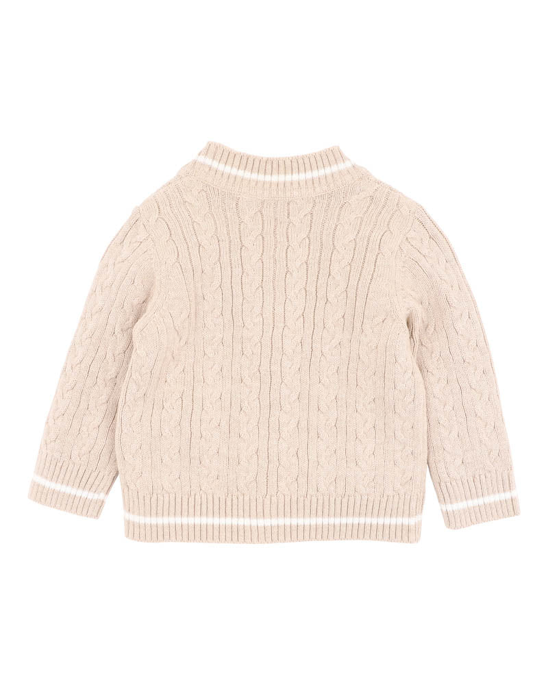 BEBE ROMAN KNIT CARDIGAN