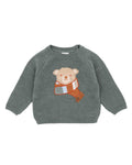 BEBE MATEO BEAR KNITTED JUMPER