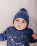 FOX & FINCH ISAAC BEANIE BLUE SPECKLE