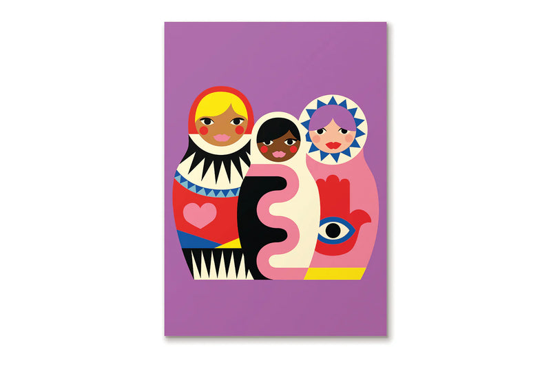 JOURNEY OF SOMETHING KIDS PAINT BY NUMBERS KIT-BABUSHKAS