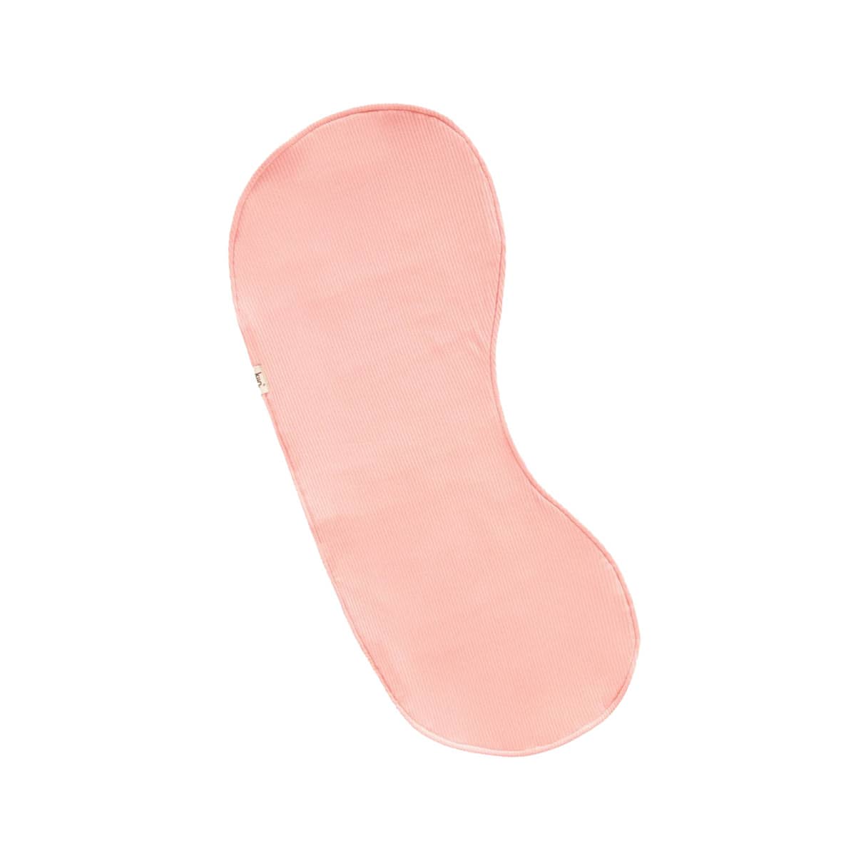 KIIN BURP CLOTH - PEONY RIBBED