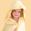KIIN BABY HOODED TOWEL BUTTERCUP